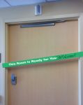 Custom Patient Ready-Room Door Banners